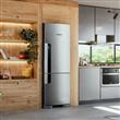 Heladera Whirlpool Combi Inverter No Frost 397L Evox Inoxidable WRE44BKDIM