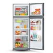 Heladera con Freezer Whirlpool No Frost 361L Clase A Inoxidable WRM39CK