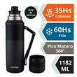 Termo de Acero Inoxidable 1.1Lts con Manija Color Negro Contigo