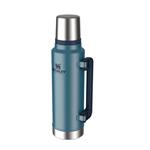 Termo Stanley Clásico 1,4L Azul Asa Plegable Tapón Cebador