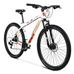 Bicicleta Mountain Bike Topmega Regal R29 Aluminio Gris/Rojo/Naranja Talle L