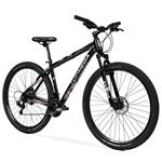 Bicicleta Mountain Bike Topmega Regal Cuadro Aluminio R29 21V Negra/Blanco/Gris Talle XL 1007976
