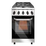 Cocina Saho Kuma Acero Inoxidable 51cm 4 Hornallas Multigas Reja Fundición 18098-1