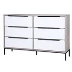 Cajonera | Organizador Dalton 6 Cajones Blanco Gris 24306L