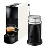 Cafetera Nespresso Essenza Mini Blanca con Aeroccino