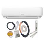 COMBO: Aire Acondicionado Split Hisense 3200W Frío/Calor + Kit de Instalación Full con Ménsulas