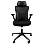 Silla de Oficina Dalton Reposa Cabeza Soporte Lumbar Altura regulable Negra DA-LDL-949H