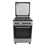 Cocina Eléctrica Plata 60cm 4 Hornallas Grill Turbo Tapa Dalton