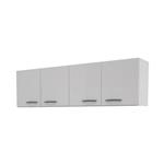Alacena 160 cm. 4 Puertas Blanca Delos