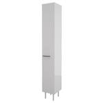 Escobero Blanco 1 puerta con Estante interno Delos
