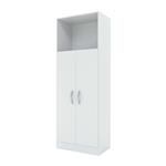 Despensero 180cm 2 Puertas con Estantes Blanco Delos