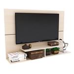Panel Para Tv Delos hasta 50" con Soporte Fijo Fineline Crema