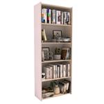 Biblioteca 5 Estantes 180x71x29cm Fineline Crema Delos