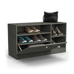 Zapatero Smart Pie De Cama Gris Sombra Delos