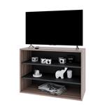 Rack Para TV hasta 40" con Estantes Nebraska/Negro Delos