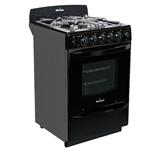 Cocina Florencia Negra 56cm Luz Encendido Timer Reja de Fundición 5547