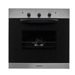 Horno Eléctrico Longvie 60x60cm Grill Termostato Timer Acero Inoxidable HE1500X
