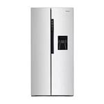 Heladera Side By Side Peabody Inverter 554L Inoxidable Display Dispenser PE-SBS606INV.