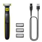 Afeitadora Philips OneBlade Recargable Recorta Modela y Afeita QP2724/10