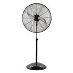 Ventilador De Pie Industrial 32" 280w 2 Aspas Cromado Liliana