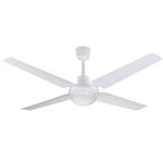 Ventilador de Techo Blanco 4 Palas Metálicas 120cm 5 Velocidades c/Luz Liliana.
