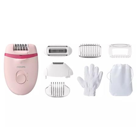 Depiladora Eléctrica Satinelle Essential Con Luz y 7 Accesorios Philips