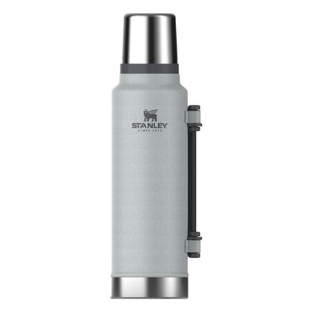 Termo Stanley Original Clásico 1,4L Silver Asa Plegable Tapón Cebador