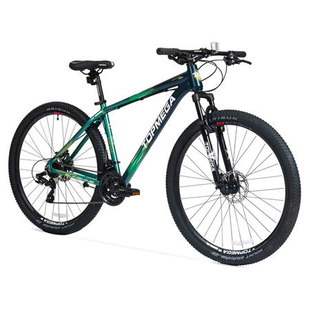 Bicicleta Mountain Bike Topmega Sunshine R29 21v Shimano Talle M Verde