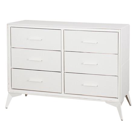 Cajonera | Organizador Dalton 6 Cajones Crema Metal Tela 231002