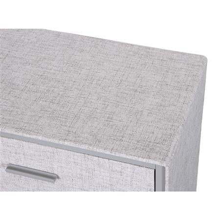Cajonera | Organizador Dalton 5 Cajones Gris Metal Tela 231027