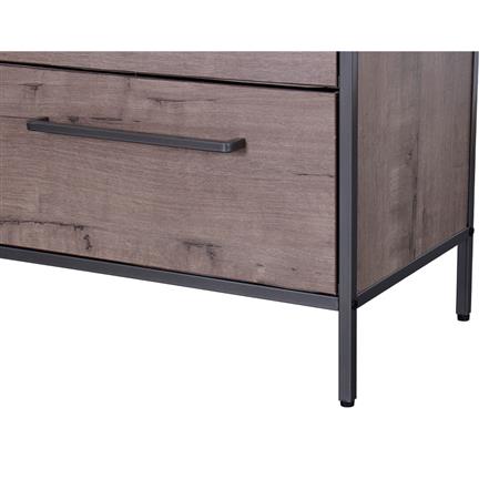 Cajonera | Organizador Dalton 8 Cajones Negro Marrón Oscuro 24105L