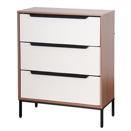 Cajonera | Organizador Dalton 3 Cajones Blanco Marrón 24303L