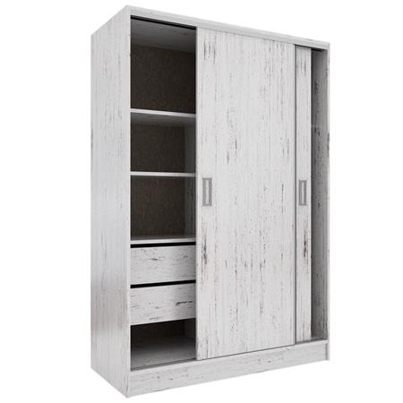 Placard Orlandi Suave 2 Puertas Corredizas 2 Cajones 124x184x53,5cm Venecia