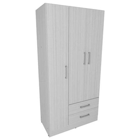 Placard Bahia 3 Puertas 2 Cajones 91x184x47cm Jacaranda Orlandi