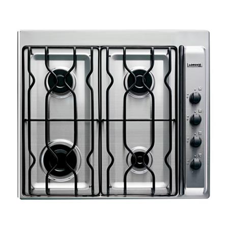 Anafe Acero Inoxidable 4 Hornallas 60cm Longvie