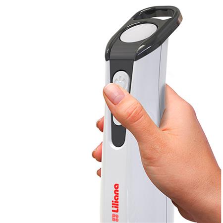 Minipimer Liliana Slimix 450W 2 Velocidades Vaso Medidor 900cm³ Blanca