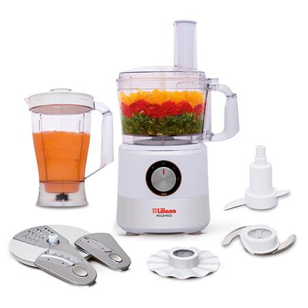 Multiprocesadora con Licuadora Liliana 7 en 1 750w 2vel Pulsador