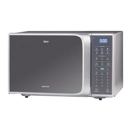 Microondas BGH Digital Plata 20lts ECO 700w