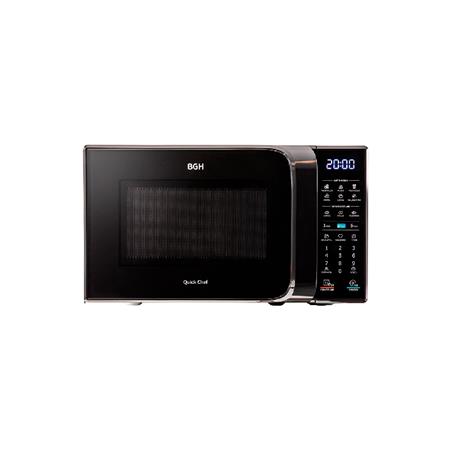 Microondas Digital BGH 28L con Grill 1250w Negro