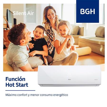 Aire Acondicionado Split BGH 3300w Frío Calor Consumo Clase A