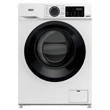 Lavarropas Automático BGH Inverter 6KG 1000RPM Carga Frontal Clase A BWFI06W24AR.