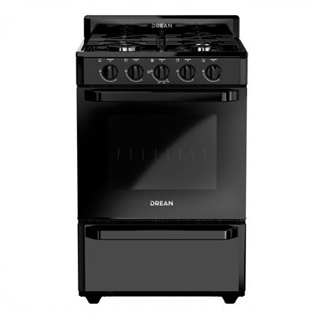 Cocina a Gas Drean 56cm 4 Hornallas Horno Easy Clean CD5602AN0-NE