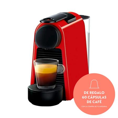 Cafetera Nespresso Essenza Mini D Roja con Sistema de Cápsulas