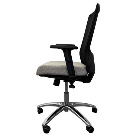 Silla de Oficina Dalton Respaldo y Altura Regulable Negra/Gris DA-LDL-933