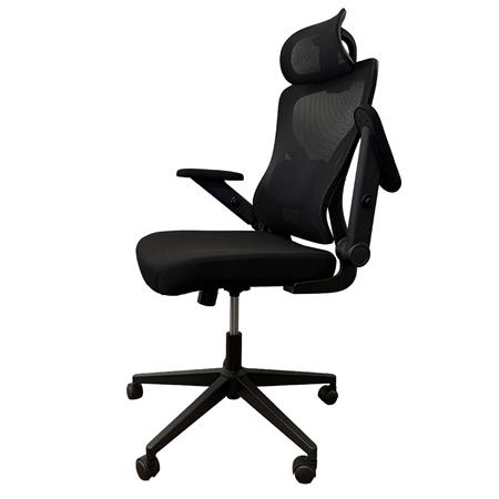 Silla de Oficina Dalton Reposa Cabeza Soporte Lumbar Altura regulable Negra DA-LDL-949H