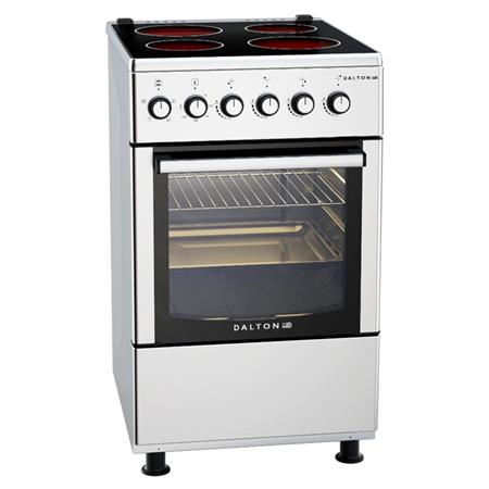 Cocina Eléctrica Vitrocerámica Inoxidable 50x60cm 4 Placas Dalton