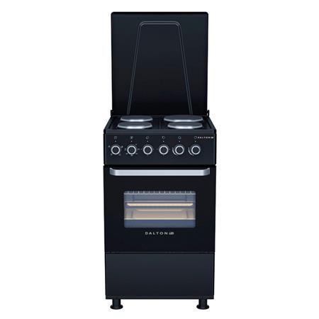 Cocina Eléctrica Dalton 50x50cm Slim Negra Clase A