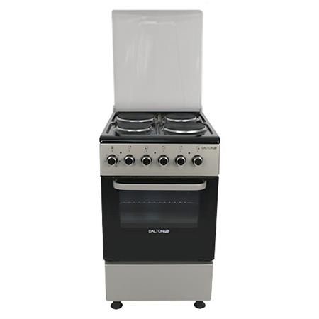 Cocina Eléctrica Dalton 50x50cm Slim Plata Clase A