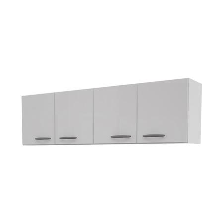 Alacena 160 cm. 4 Puertas Blanca Delos