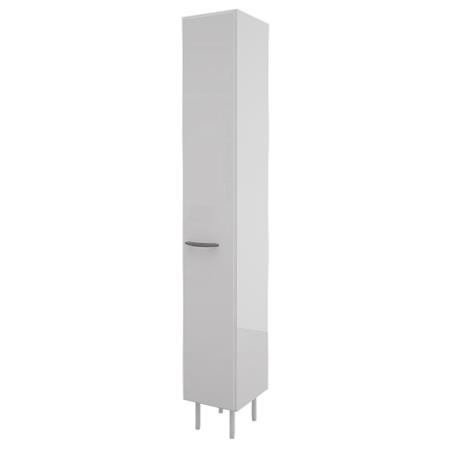 Escobero Blanco 1 puerta con Estante interno Delos